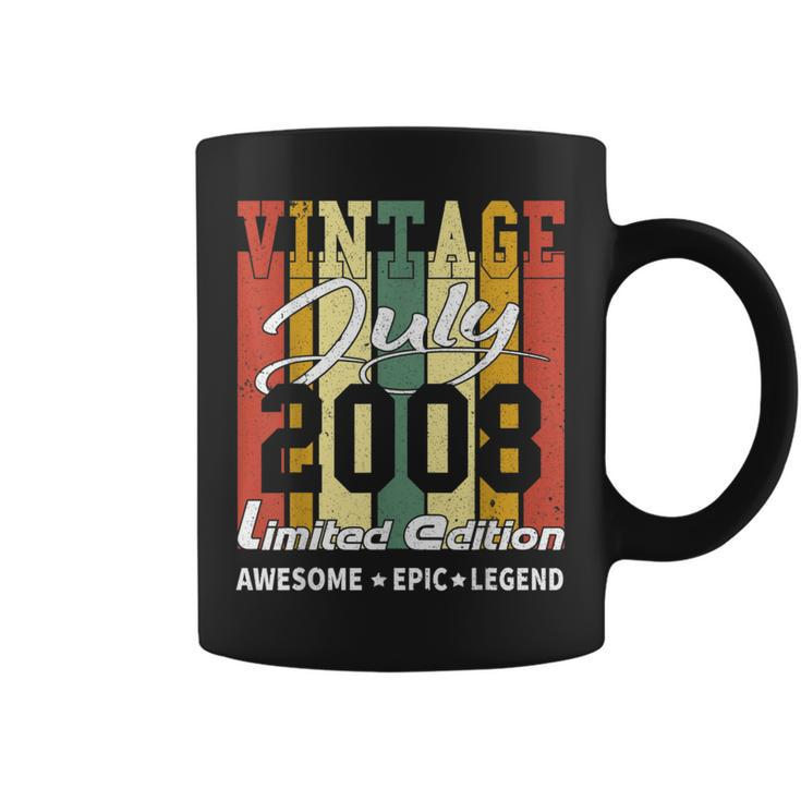 Vintage Limited Edition Birthday Decoration July 2008 Coffee Mug