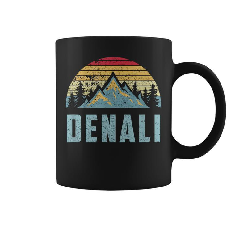 Vintage Mt Denali National Park Alaska Mountain Coffee Mug