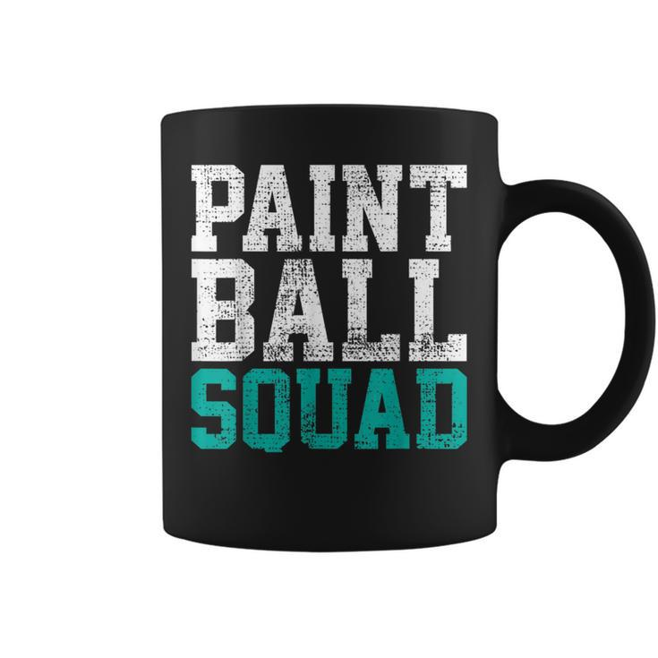 Vintage Paintball Squad Team Game Player Coffee Mug