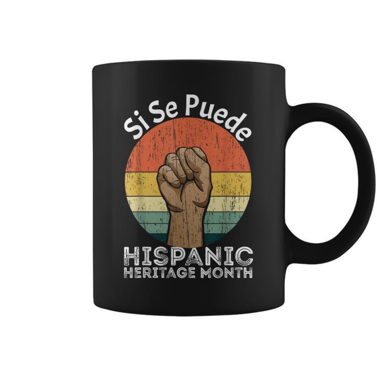 Vintage Hispanic Pride National Hispanic Heritage Month Coffee Mug