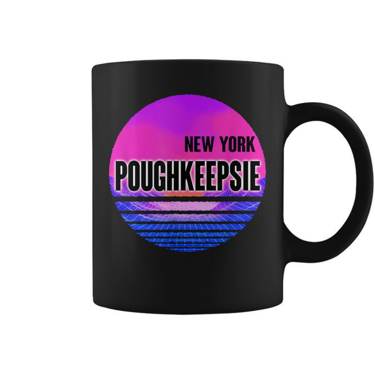 Vintage Poughkeepsie Vaporwave New York Coffee Mug