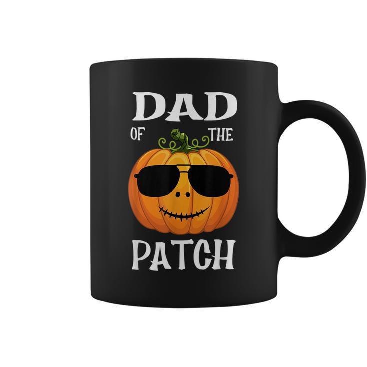 Vintage Pumpkin Dad Of The Patch Halloween Family Funny Gifts For Dad Coffee Mug