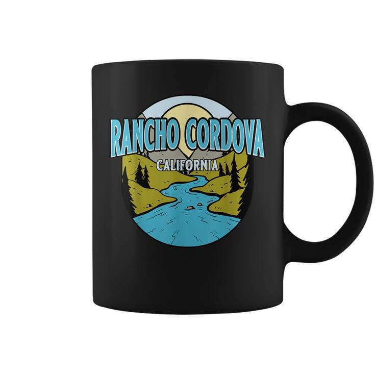 Vintage Rancho Cordova California River Valley Print Coffee Mug