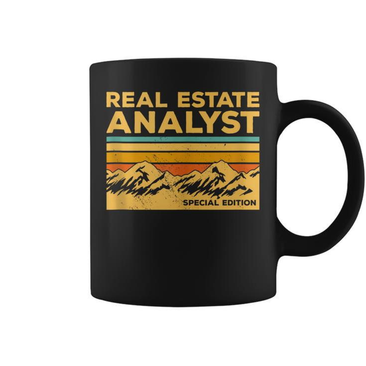 Vintage Real Estate Analyst Coffee Mug