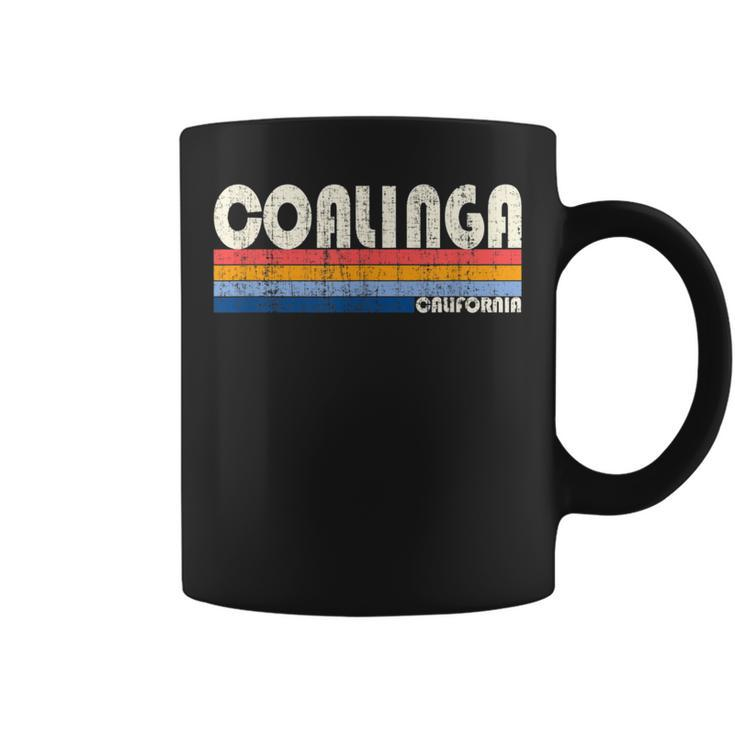 Vintage Retro 70S 80S Style Hometown Of Coalinga Ca Coffee Mug