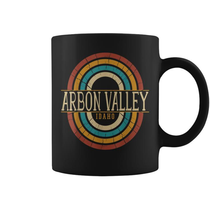 Vintage Retro Arbon Valley Idaho Id Souvenirs Coffee Mug