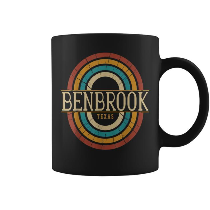 Vintage Retro Benbrook Texas Tx Souvenirs Coffee Mug
