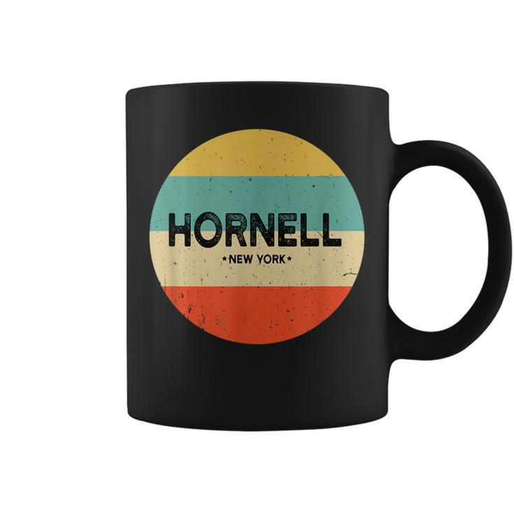 Vintage Retro Hornell Ny New York Souvenir Men Coffee Mug