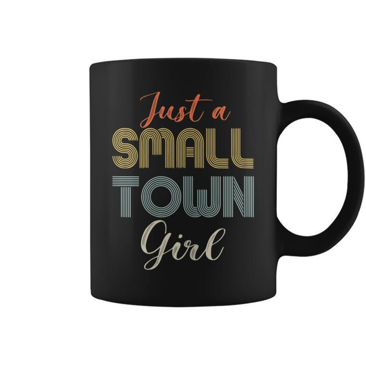 Vintage Retro Just A Small Town Girl Coffee Mug