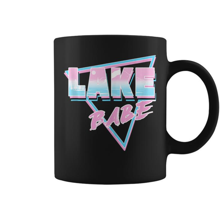 Vintage Retro Lake Babe 80S 90S Style Summer Vacation Gift  Vacation Funny Gifts Coffee Mug