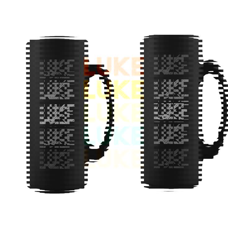 Vintage Retro Luke First Name Coffee Mug