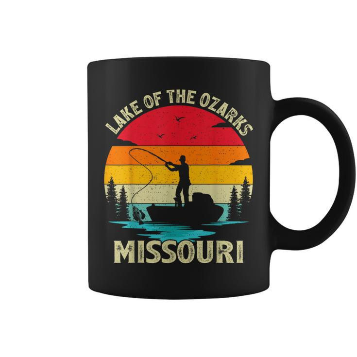 Vintage Retro Summer Fishing Missouri Lake Of The Ozarks Coffee Mug