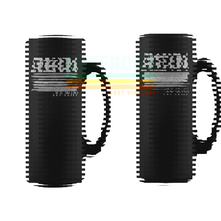 Vintage Stripes Angerona Wv Coffee Mug