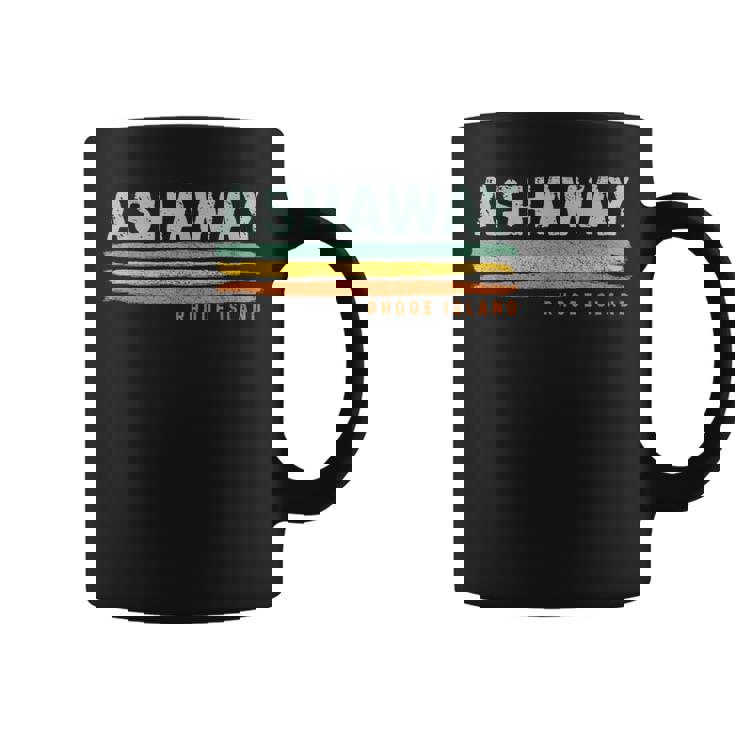 Vintage Stripes Ashaway Ri Coffee Mug
