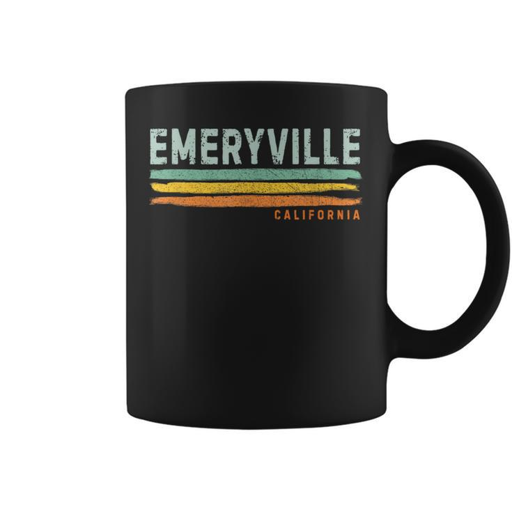 Vintage Stripes Emeryville Ca Coffee Mug
