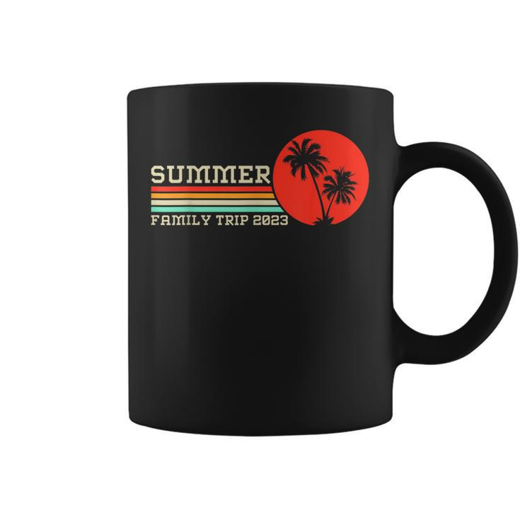 Vintage Summer Family Trip 2023 Family Vacation 2023 Beach Family Vacation Funny Designs Funny Gifts Coffee Mug