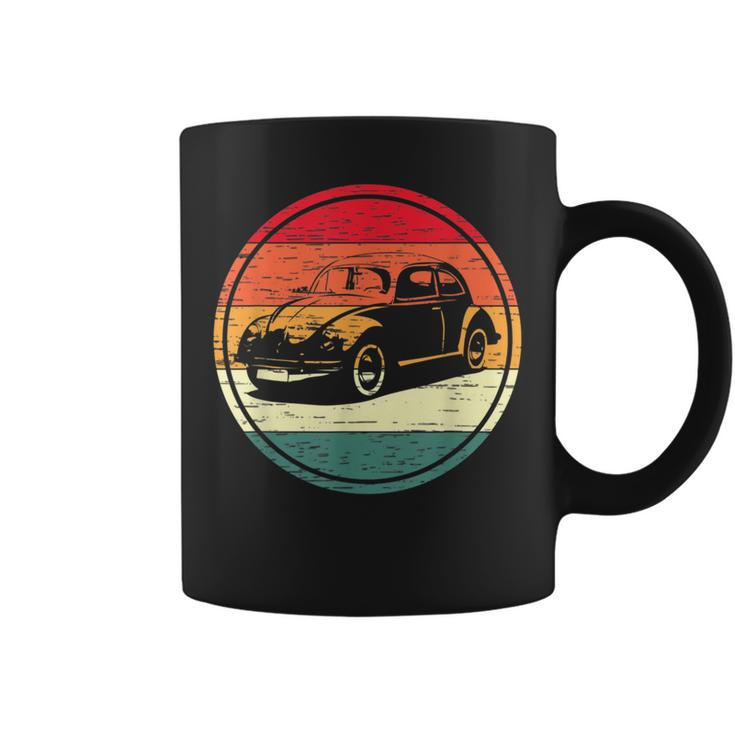 Vintage Sun Retro Sunset Tuning Beetle Car Vintage Car  Coffee Mug
