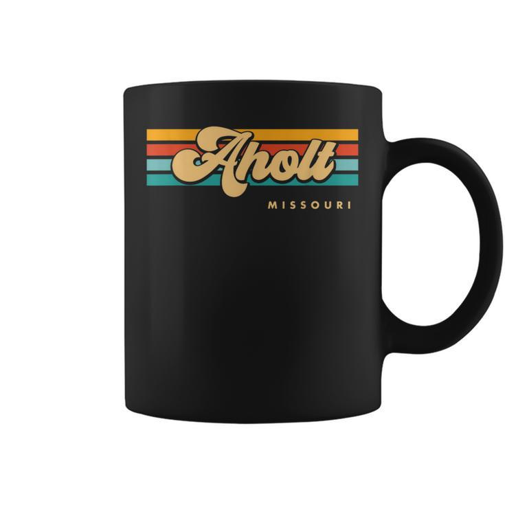 Vintage Sunset Stripes Aholt Missouri Coffee Mug