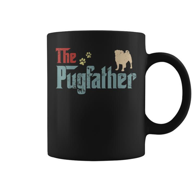 Vintage The Pugfather Matching Family Pug Lover Gifts  Coffee Mug