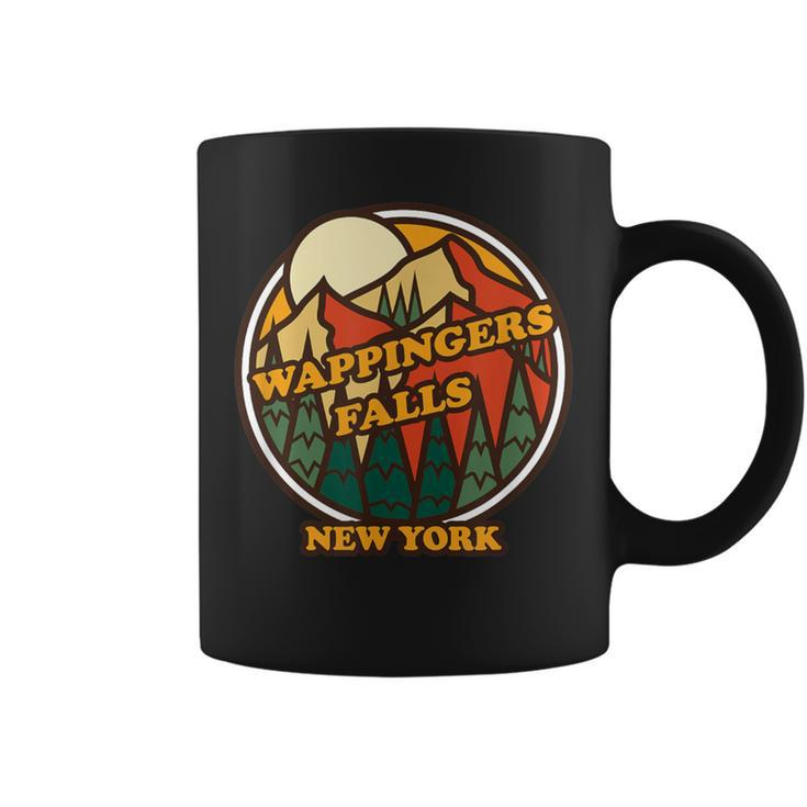 Vintage Wappingers Falls New York Mountain Souvenir Print Coffee Mug