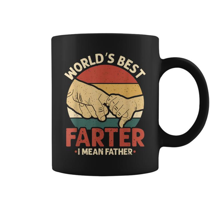 Vintage Worlds Best Farter I Mean Father  Coffee Mug