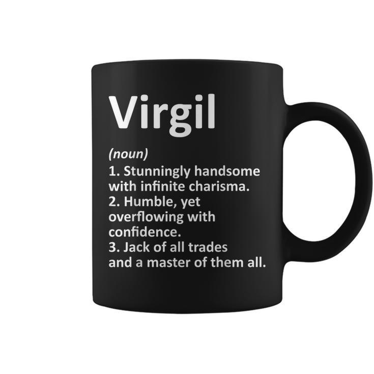 Virgil Definition Personalized Name Funny Birthday Gift Idea Coffee Mug
