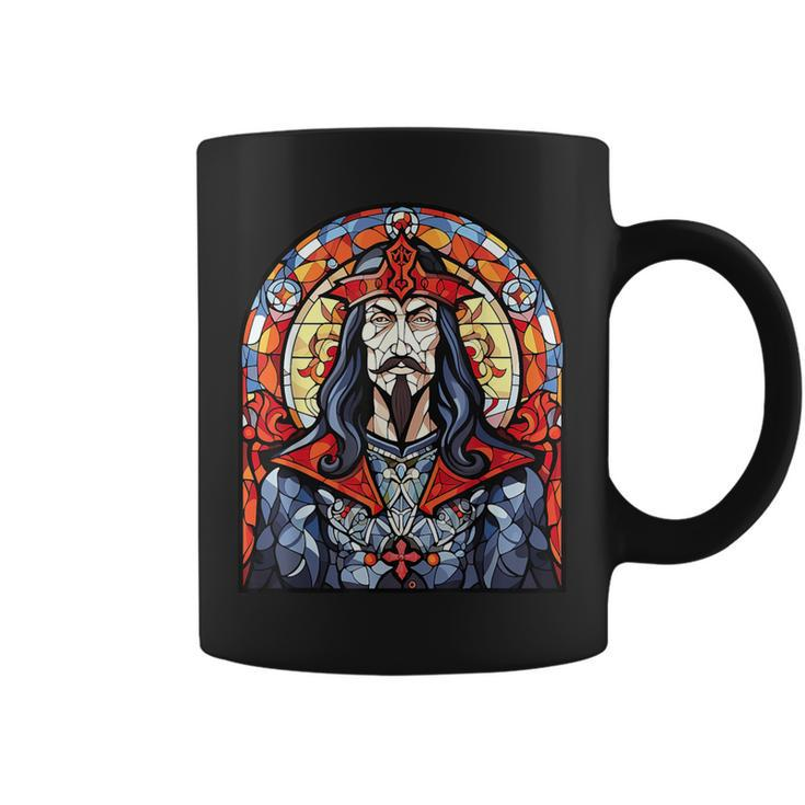 Vlad The Impaler Stained Glass Coffee Mug