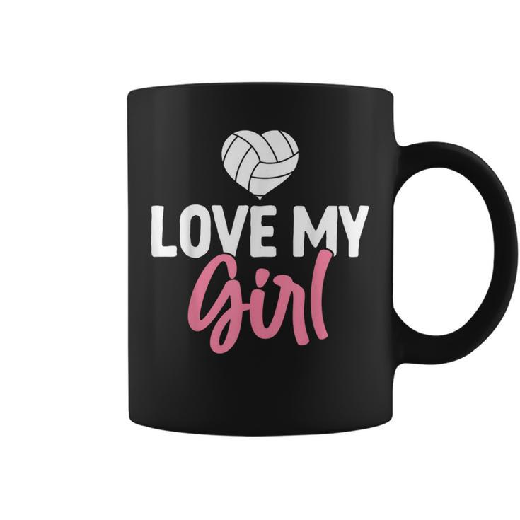Volleyball Mom Love My Girl Coffee Mug