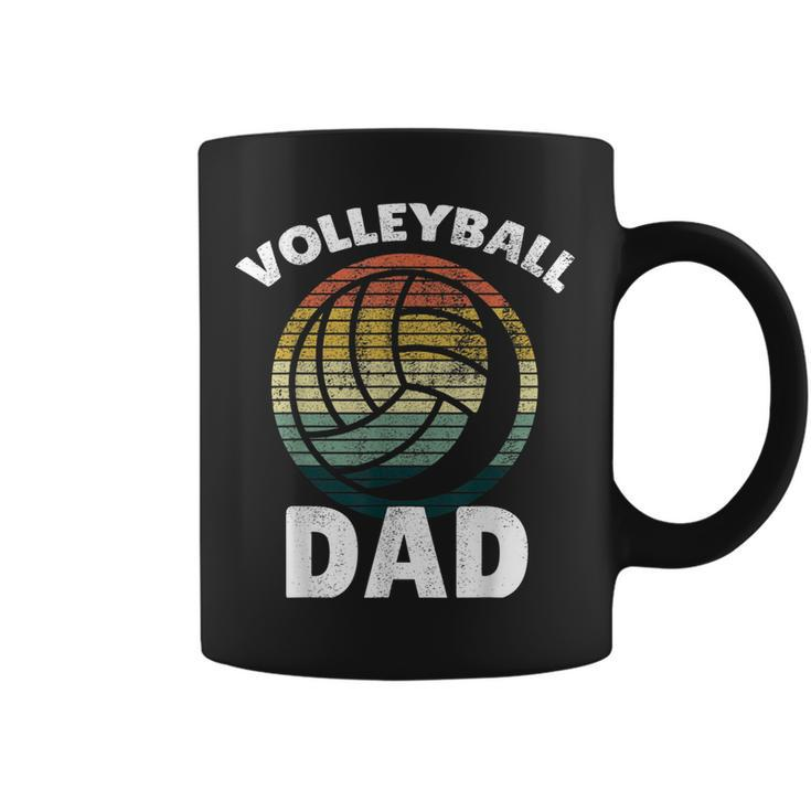 Volleyball Vintage I Dad Father Support Teamplayer Gift  Coffee Mug