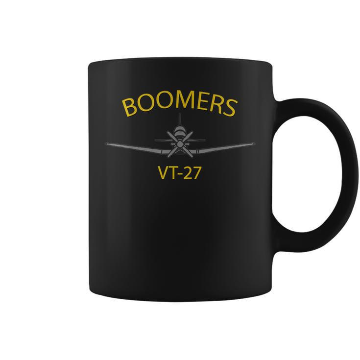 Vt-27 Boomers Training Squadron 27 T-6 Texan Ii Coffee Mug