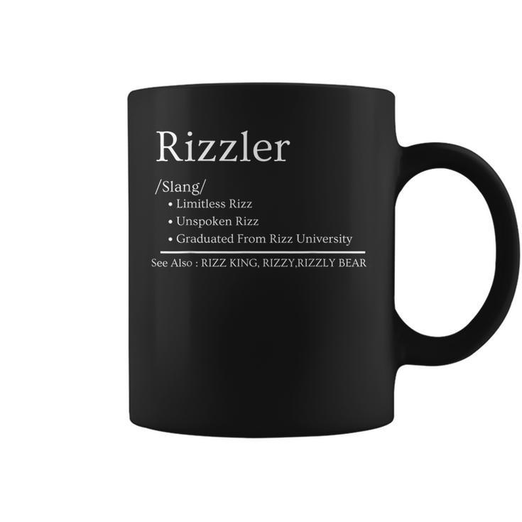 W Rizz The Rizzler Definition Funny Meme Quote Meme Funny Gifts Coffee Mug