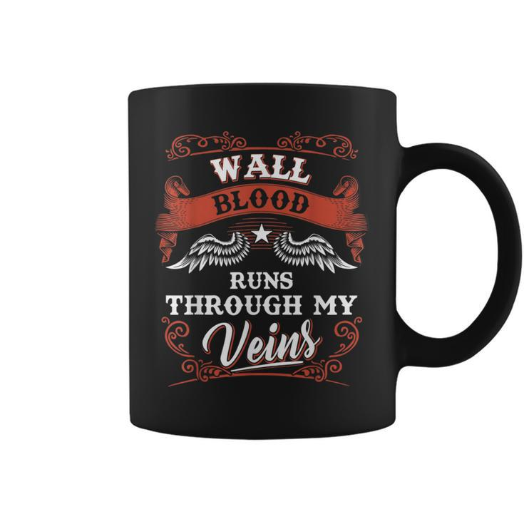 Wall Blood Runs Through My Veins Family Christmas Coffee Mug