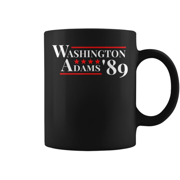 Washington Adams 1789 American Presidents Day Us History Coffee Mug