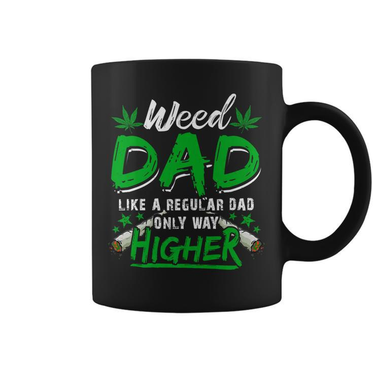Weed Dad Marijuana Funny 420 Cannabis Thc For Fathers Day   Gift For Women Coffee Mug