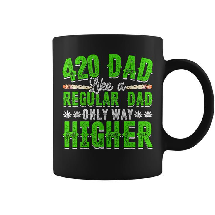 Weed Dad Pot Fathers Day Cannabis Marijuana Papa Daddy  Gift For Women Coffee Mug