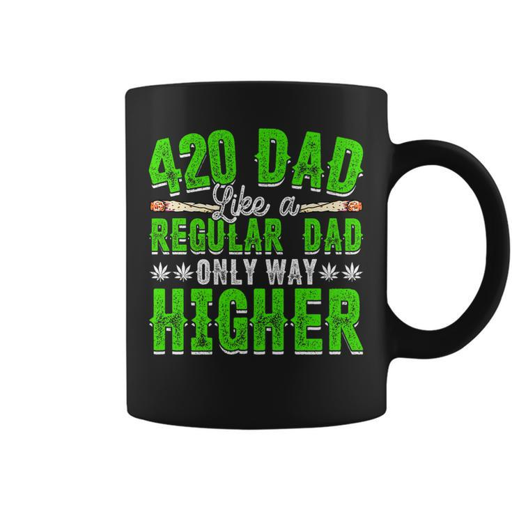 Weed Dad Pot Fathers Day Cannabis Marijuana Papa Daddy   Gift For Women Coffee Mug