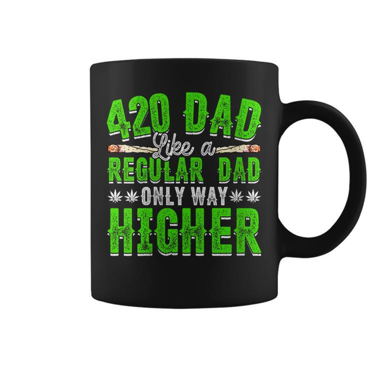 Weed Dad Pot Fathers Day Cannabis Marijuana Papa Daddy  Gift For Womens Gift For Women Coffee Mug
