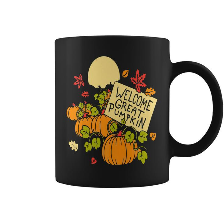 Welcome Great Pumpkin Coffee Mug