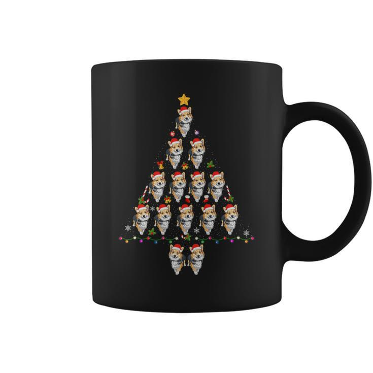 Welsh Corgi Christmas Tree Ugly Christmas Sweater Coffee Mug
