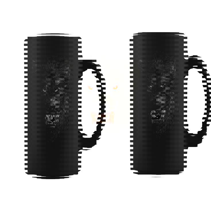 Werewolf Face Scary Halloween Adult Mens Womens Scary Halloween Coffee Mug
