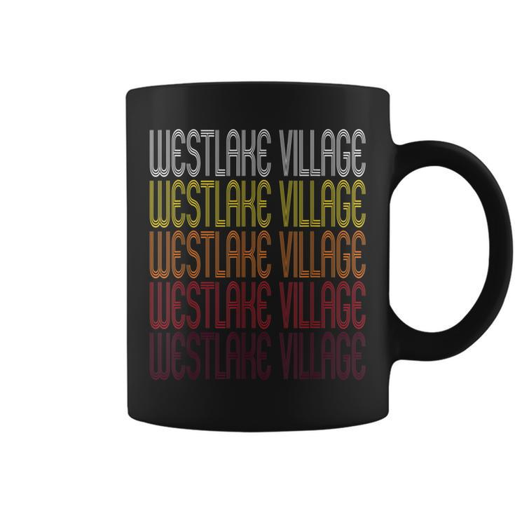 Westlake Village Ca Vintage Style California Coffee Mug