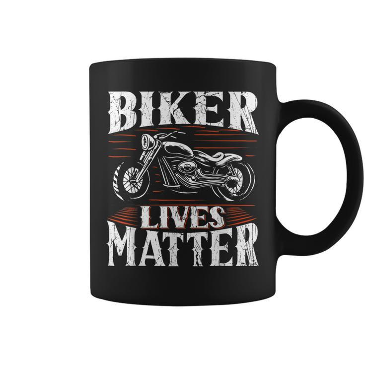 Wheel Racing Ride Free Biker Lives Matter Motorcycle Coffee Mug