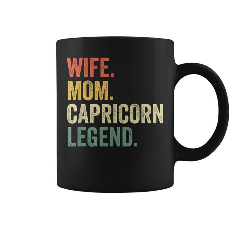 Wife Mom Capricorn Legend Zodiac Astrology Mother Coffee Mug