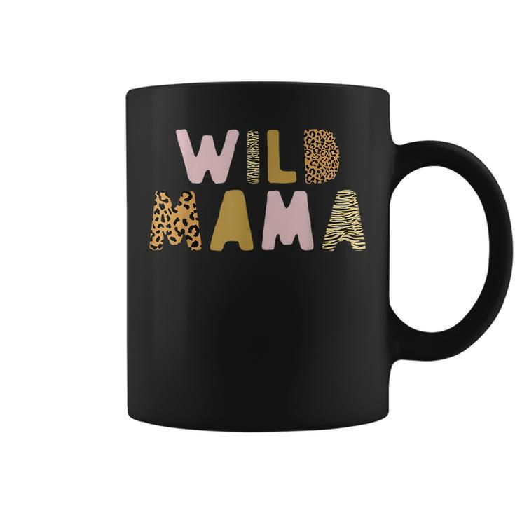 Wild One Mama Two Wild Birthday Outfit Zoo Birthday Animal Coffee Mug