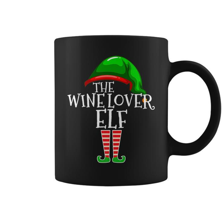 Wine Lover Elf Group Matching Family Christmas Drinking Coffee Mug
