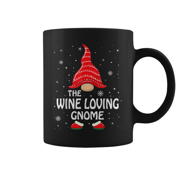 Wine Loving Gnome Matching Family Group Christmas Party Coffee Mug