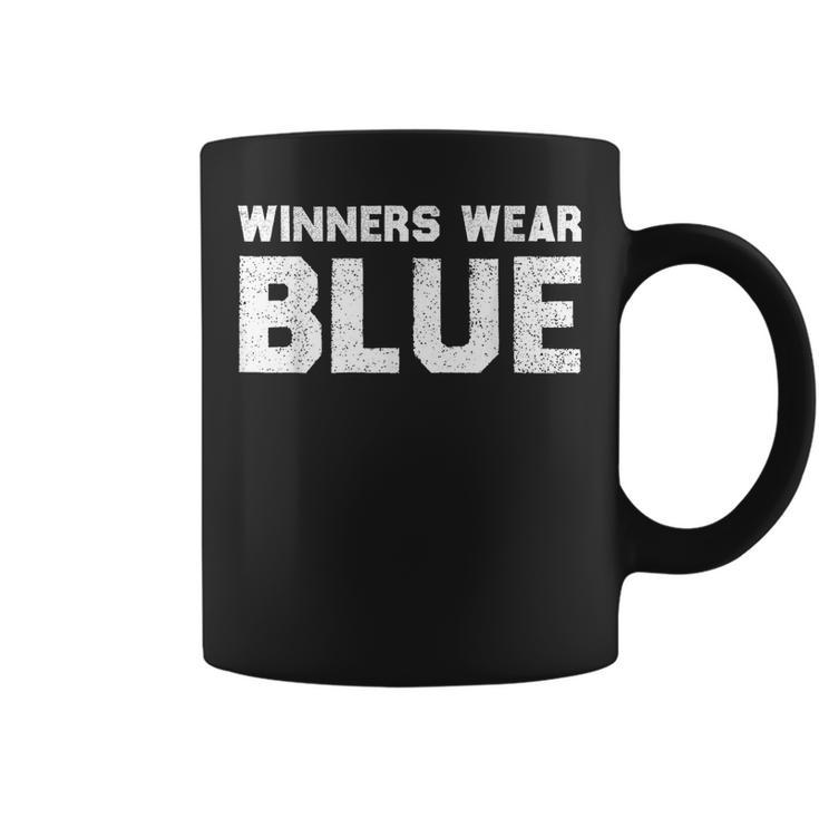 Winners Wear Blue Spirit Wear Team Game Color War  Coffee Mug
