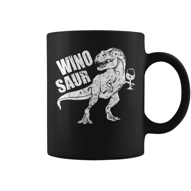 Winosaur Dinosaur Wine Winosaurus T-Rex Dino Coffee Mug