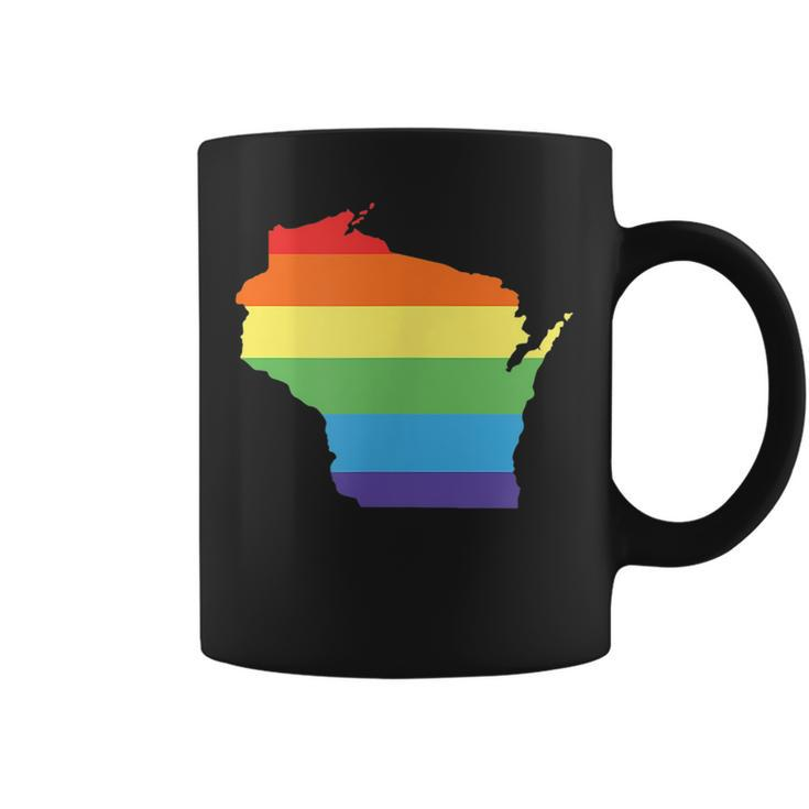 Wisconsin Gay Pride Support - Lgbt Equality Coffee Mug