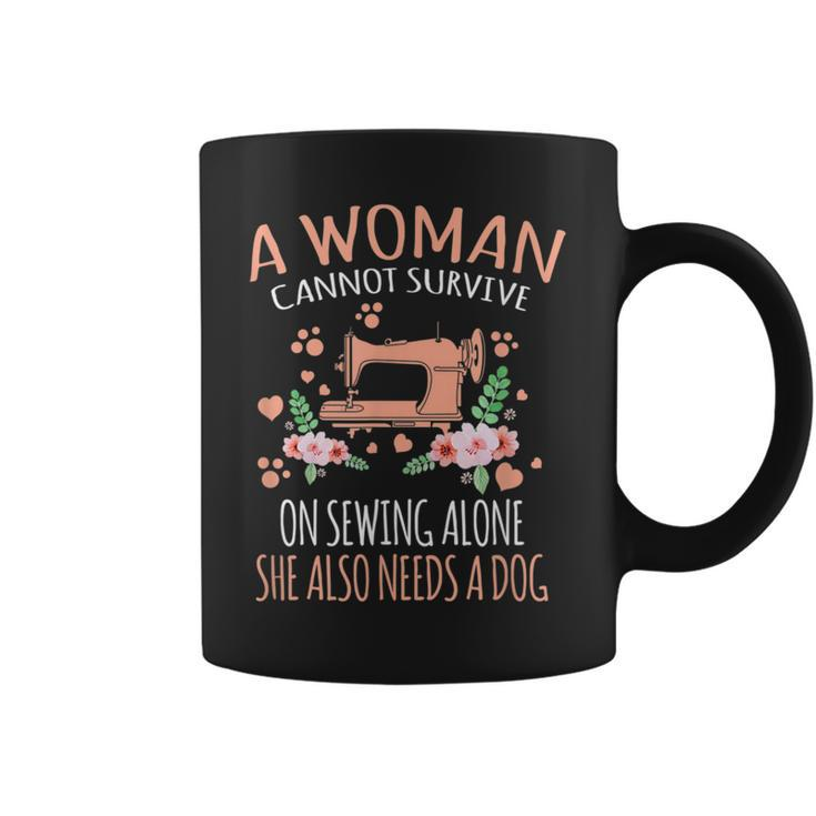 Woman Funny Sewing Quote  Coffee Mug